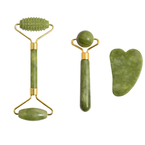 Massage Roller With Three Sets Of Facial Jade Massager - Image 5