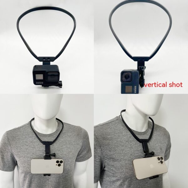 Halter Sports Camera Collar Mobile Phone Bracket 360 Camera Outdoor Luer Accessories - Image 10