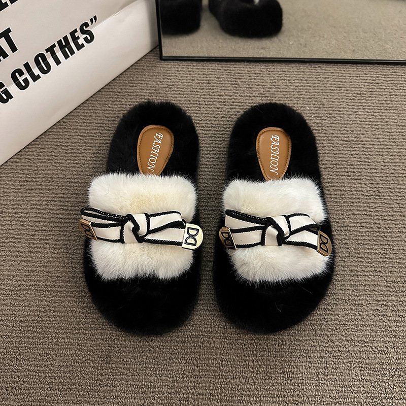 Versatile Furry Cotton Slippers For Womenperfect For Fall And Winter Wear - Image 8